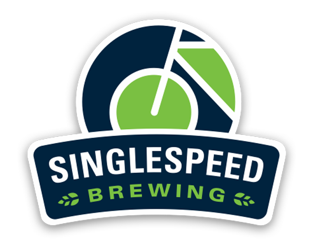Single Speed Brewing’s rooftop solar panels, with their company logo in the top right-hand corner, representing one of SunPeak’s commercial solar power projects. 