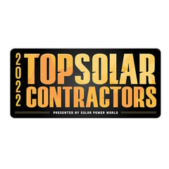 2022 Top Commercial Solar Contractors Award-SunPeak