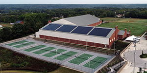 DePauw University Solar Installation-Indoor Track and Tennis Facility