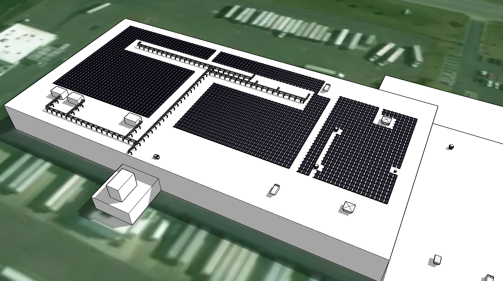 rooftop solar layout